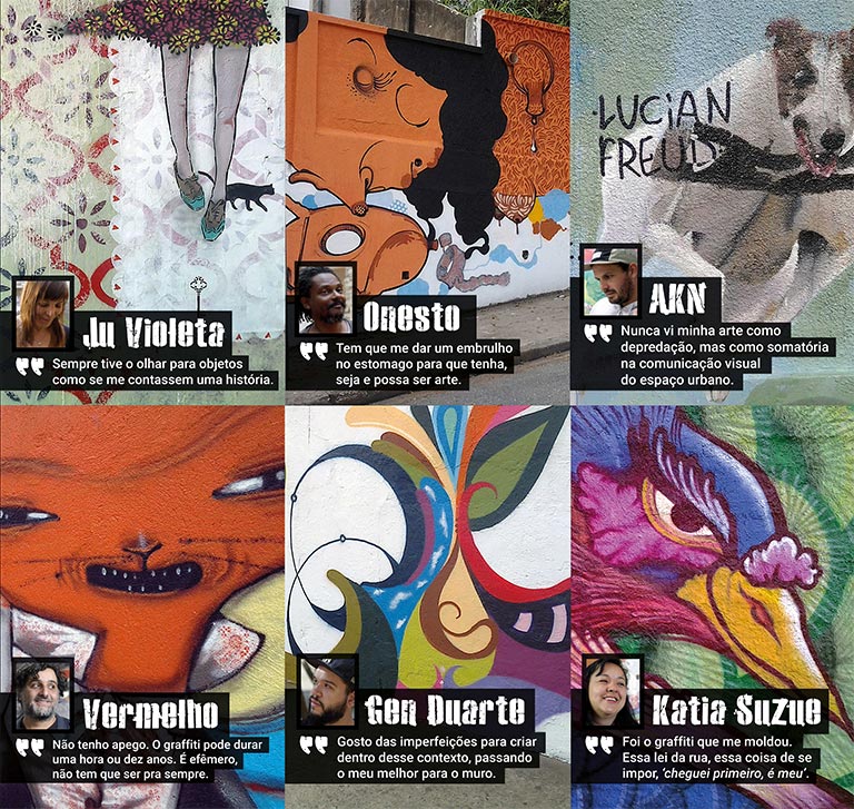 Cartaz (verso) para o documentário Arte no Muro, de Onofre Bonesso Jr - About Produções.