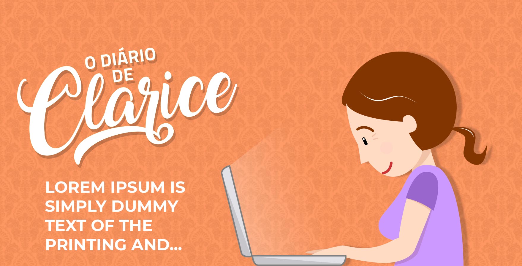 Clarice, personagem para campanha BD Brasil sobre câncer de mama (via GPeS)