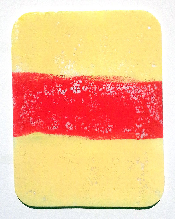 Pintura em isopor feita por alunxs da escola Amorim Lima nas oficinas Festa das Prendas 2019 com a participação de voluntários e a comunidade escolar