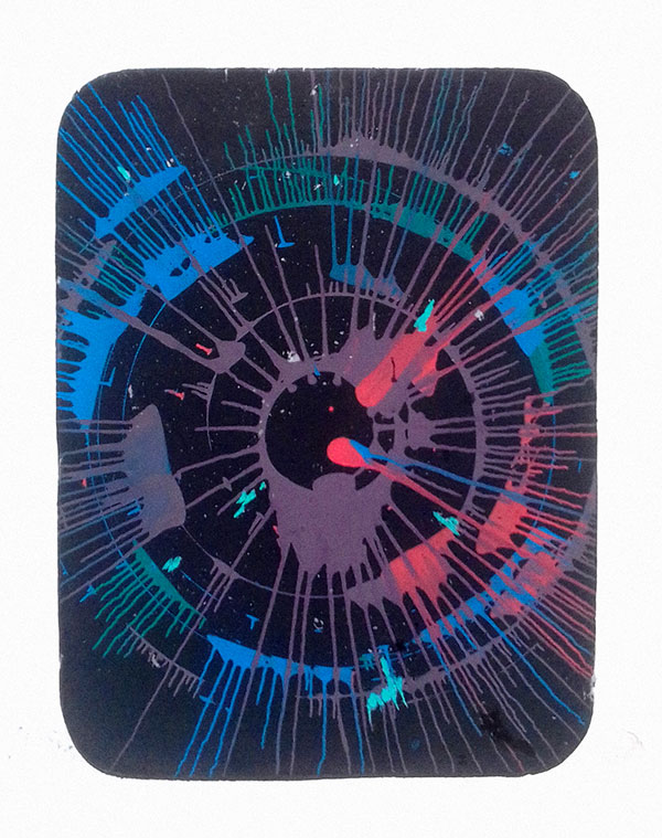 Pintura em isopor feita por alunxs da escola Amorim Lima nas oficinas Festa das Prendas 2019 com a participação de voluntários e a comunidade escolar